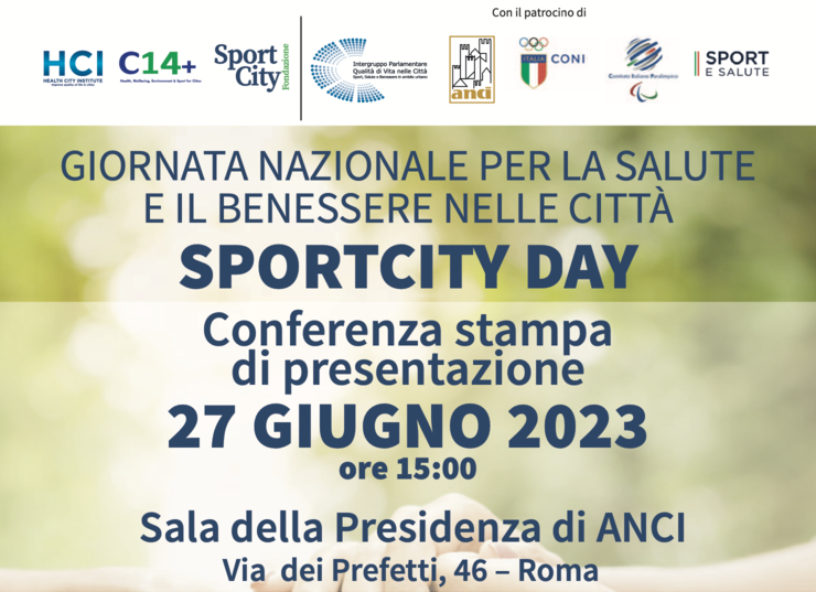 Presentazione della Giornata Nazionale sulla salute e il benessere nelle città e di SportCity Day 2023